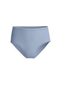 Calida, Damen, High-Waist-Slip &raquo;Natural Comfort&laquo; elastische, Single Jersey Qualit&auml;t, Cotton-Mix, weich, pillingarm, aura blue, XS (36/38), Slip von 