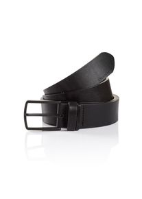 Tom Tailor, Herren, Lederg&uuml;rtel &raquo;TTHenry&laquo; mit genarbter Oberfl&auml;che, schwarz, 90, Herren Business-Casualg&uuml;rtel von Tom Tailor mit einer Breite von 3,5 