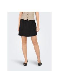 Only, Damen, Minirock &raquo;ONLRITA FAUX SUEDE SKATER SKIRT OTW ZL&laquo;, Black, XS (34), Black, Minirock von Only aus Wildlederimitat