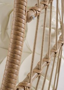 Poltrona sospesa con supporto, Beige, Taglia 198x104 cm, bonprix