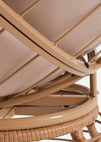 Poltrona da giardino a cesto, Beige, Taglia 77,5x91 cm, bonprix