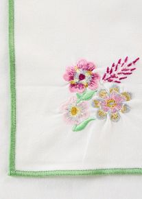 Tovaglioli in cotone biologico (pacco da 2), Bianco, Taglia 40x40 cm, bonprix