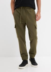 Pantaloni da jogging con tasche cargo loose fit, Verde, Taglia 44/46 (S), bonprix