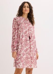 Abito tunica in morbido mesh, Bianco, Taglia 58/60 (XXL), bonprix