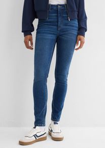 Jeans skinny con elastico in vita vita alta, Blu, Taglia 46, bonprix