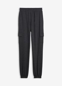 Pantaloni da jogging con tasconi, Grigio, Taglia 128/134, bonprix