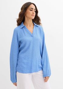 Tunica in misto viscosa, Blu, Taglia 60, bonprix