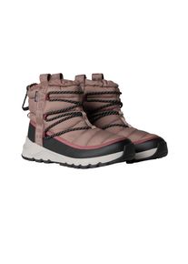Winterstiefel The North Face "W THERMOBALL LACE UP WP", Damen, Gr. 40, grau (taupe), Synthetik, Schuhe Winterstiefel, Snowboots, Winterboots, Winterschuhe, wasserdicht