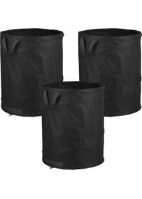 Relaxdays, Komposter + Gartensack, 3x Laubsack (85 l)