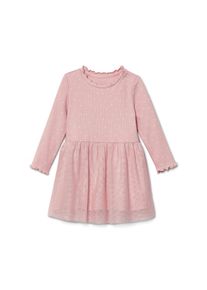 Tchibo - Kinder-Rippkleid - M&auml;dchen - Gr. 110/116 - wei&szlig;