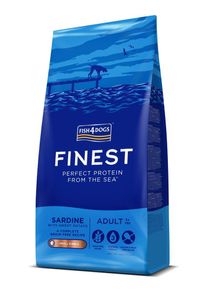 FISH4DOGS Granule mal&eacute; pre dospel&yacute;ch psov Finest sardinka so sladk&yacute;mi zemiakmi 6kg, 1+
