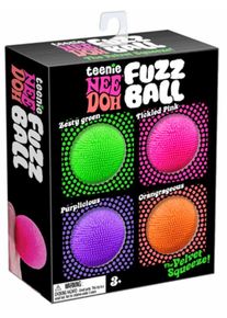 NeeDoh Teenie Fuzz Ball 4 -Pack