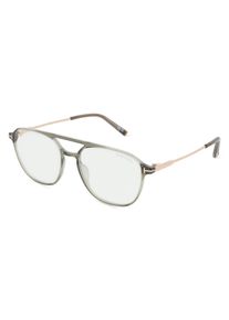 Tom Ford FT5874-B okulary unisex | Oprawka: Pełnoramkowe, Pilotki, Zielony