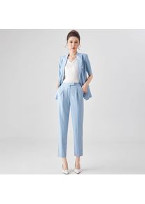 Allingentle Women's Suit Slim Fit Business Pantsuit 2 Piece Suit Blazer Outfit for Casual Office Customize