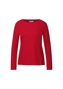 Koszulka trykotowa Street One - dla pań - rozmiar 46 - kolor: czerwony