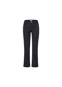 Tchibo - Spodnie dżinsowe &ndash; fason &bdquo;Kira&rdquo; - dla pań - rozmiar 42 - kolor: czarny/szary/z nadrukiem