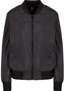 Brandit Jula Bomber, tekstiljakke kvinder , farve: sort , st&oslash;rrelse: 5XL