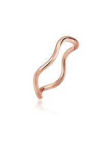 Elli Silberring &raquo;Ring Wellen Minimal Geo 925 Sterling Silber&laquo; rosa, Gr&ouml;&szlig;e 54