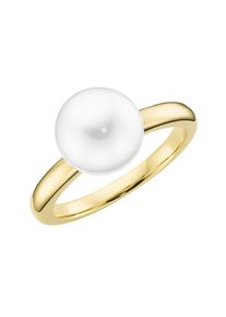 Giorgio Martello MILANO Perlenring &raquo;Ring mit Muschelkern-Perle, Silber 925&laquo; goldfarben, Gr&ouml;&szlig;e 58