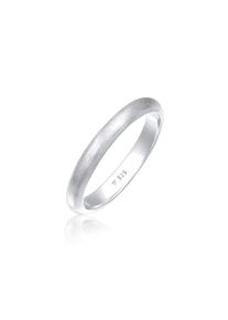Elli Silberring &raquo;Ring Basic Minimal Matt 925 Sterling Silber&laquo; silberfarben, Gr&ouml;&szlig;e 58