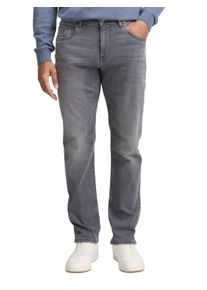 Slim-fit-Jeans Tom Tailor, Herren, Gr. 32, L&auml;nge 30, blau (grau denim30), Denim/Jeans, Obermaterial: 92% Baumwolle, 6% Polyester, 2% Elasthan, unifarben, slim fit kn&ouml;chellang, Jeans Slim-fit-Jeans, im Five-Pocket Style