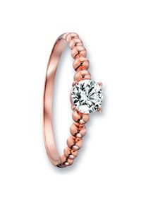 ONE ELEMENT Goldring &raquo;Zirkonia Ring 333 Ros&eacute;gold&laquo; rosa, Gr&ouml;&szlig;e 60