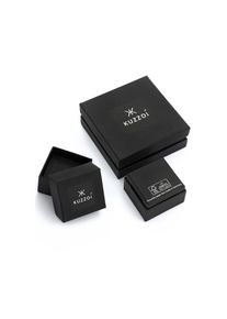 Kuzzoi Silberring &raquo;Ring Siegelring mit Kristallen von Swarovski 925 Sterling Silber&laquo;