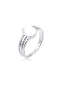 Elli Siegelring &raquo;Ring Siegelring Basic Blogger Geo 925 Sterling Silber&laquo; silberfarben, Gr&ouml;&szlig;e 52
