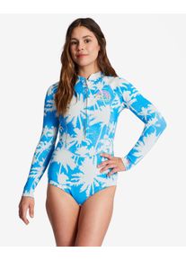 Neoprenanzug Billabong "1/1mm Salty Dayz", Damen, Gr. 3XL/175 -180cm & 77-86kg, blau (blau hawaii), [Hauptstoff] 80% Neopren, 10% Nylon, 10% Polyester, Sportanz&uuml;ge Neoprenanzug