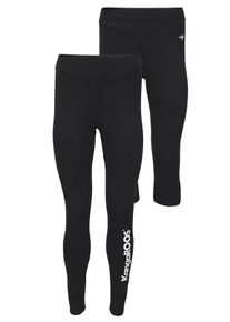 Leggings Kangaroos "Doppelpack", Damen, Gr. 52, N-Gr, schwarz, Obermaterial: 95% Baumwolle, 5% Elasthan, unifarben, schmal 3/4-L&auml;nge, Hosen Leggings, Gro&szlig;e Gr&ouml;&szlig;en