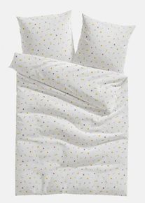bonprix &Aacute;gyneműhuzat, pamut-kever&eacute;k, feh&eacute;r, 1x 80/80 cm, 1x 135/200 cm