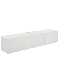 Hom&acute;in Hom`in Lowboard, Wei&szlig;, Holzwerkstoff, 180x36.7x42 cm, h&auml;ngend, Wohnzimmer, TV M&ouml;bel, Lowboards, Lowboards h&auml;ngend