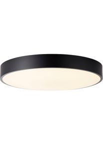 BRELIGHT, LED Wandleuchte &raquo;Slimline&laquo; 1 Stk. warmwei&szlig; - kaltwei&szlig; D 50 cm, 3800 lm, 3000-6500 K, CCT, dimmbar, Metall, schwarz/wei&szlig;, schwarz/wei&szlig;, 