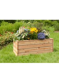 Konifera, Pflanzk&uuml;bel &raquo;aus langlebigem L&auml;rchenholz&laquo; BxTxH: 80x40x43 cm, natur, Holzwerkstoff, B/H/T: 80 cm x 43 cm x 40 cm, natur