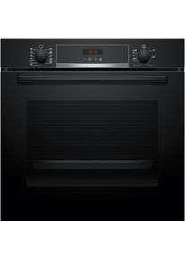 Bosch, Pyrolyse Backofen Serie 4 &raquo;HBA574BB3&laquo; mit Teleskopauszug nachr&uuml;stbar, Schwarz,