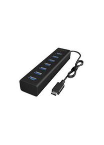ICY BOX Hub USB, Fiche USB-A, 3.0, USB Ports 7, Prise USB-A - IB-HUB1700-U3