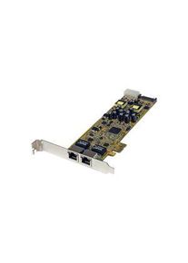 StarTech.com Carte r&eacute;seau Gigabit PCI Express, 2x RJ45 10/100/1000, PCI-E x1 - ST2000PEXPSE