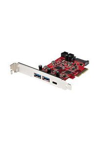 StarTech.com Carte PCIe 10 Gbps 1x USB-C et 2x USB-A, 3x USB 3.1, PCI-E x4 - PEXUSB312A1C1H