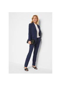 bonprix, Damen, Hosenanzug &raquo;Hosenanzug (2-tlg.Set)&laquo; Set, 2 tlg. schmal bestehend aus Blazer und Hose, vollst&auml;ndig gef&uuml;ttert, schmale Passform, 