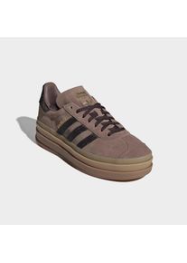 adidas originals, Damen, Sneaker &raquo;GAZELLE BOLD&laquo;, Earth Strata/Aurora Coffee/Gold Metallic, 36, Ikonische Gazelle-Schuhe mit hochwertigem Wildleder und