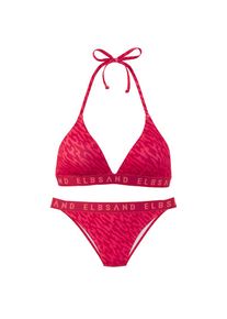 ELBSAND, Damen, Triangel-Bikini mit Markenschriftzug, hummer bedruckt, Cup C/D, 36 - Cup C/D, hummer bedruckt, Modischer Animalprint
