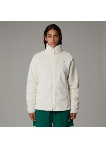 The North Face, Damen, Fleecejacke &raquo;W OSITO JACKET&laquo; mit hohem Stehkragen, mit Rei&szlig;verschlusstaschen, aus Polyester, WHITE DUNE, XL, Fleecejacke mit 