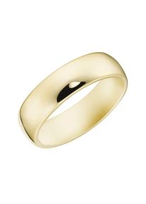GIORGIO MARTELLO MILANO, Herren, Silberring &raquo;Ring Schiene gew&ouml;lbt, vergoldet, Silber 925&laquo;, Gold, Gold, 925 Sterling Silber vergoldet