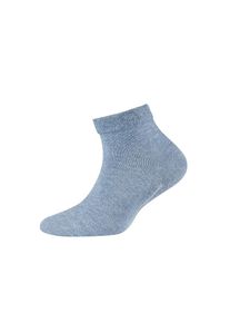 Camano, Herren, Kurzsocken &raquo;ca-soft&laquo; 7 Paar, mit verst&auml;rktem Fersen- und Zehenbereich, jeans-mix meliert, 31-34, QUARTERS