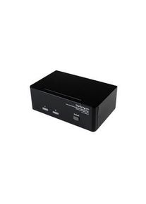 StarTech.com KVM-schakelaar met 2 poorten met USB-hub, 1920 x 1200, DVI-I / VGA - USB-A - SV231DDVDUA