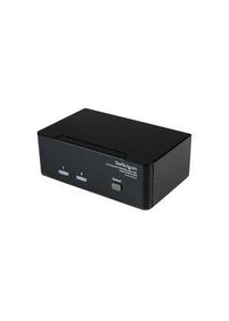StarTech.com KVM-schakelaar met 2 poorten met USB-hub, 1920 x 1200, DVI-I - USB-A - SV231DD2DUA
