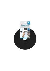 Velcro Velcro -bevestiging 25m x 50mm Weefsel / Polypropyleen Zwart - VEL-OW64179