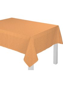 Tischdecke Adam "Urban Cactus" Gr. 5, gelb (curry), B:145cm L:250cm, Bio-Baumwolle, Tischdecken, Tischdecke, aus 100% Bio-Baumwolle