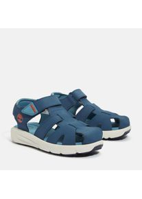 Sandale Timberland "MOTION DUNE FISHERMAN SANDAL", M&auml;dchen, Gr. 34, blau, Synthetik, Schuhe Sandale