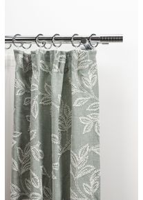 Gardinenstange Garesa "EASY", grau (chromfarben), B:64cm L:390cm &Oslash;:20mm, Aluminium, Gardinenstangen, Gardinenstange, Vorhanggarnitur, verl&auml;ngerbar, Endk. M. Streifen, Alu, mit Ringe